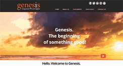 Desktop Screenshot of genesispr.co.uk